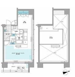 プライムアーバン芝浦LOFTの物件間取画像